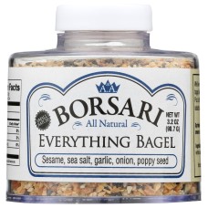BORSARI: Everything Bagel Seasoning, 3.2 oz