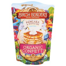 BIRCH BENDERS: Organic Confetti Pancake and Waffle Mix, 14 oz