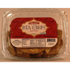 BABA FOODS: Garlic Herbs Pita Chips, 16 oz BABA FOODS: Garlic Herbs Pita Chips, 16 oz