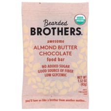 BEARDED BROTHERS: Almond Butter Chocolate Bar, 1.52 oz