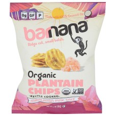 BARNANA: Himalayan Pink Salt Plantain Chips, 2 oz