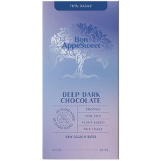 BON APPESWEET: Deep Dark Chocolate Bar, 2.2 oz
