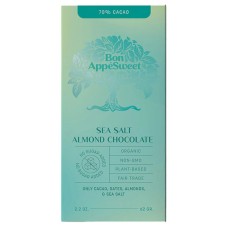 BON APPESWEET: Sea Salt Almond Chocolate Bar, 2.2 oz
