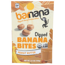 BARNANA: Organic Peanut Butter Chewy Banana Bites, 3.5 oz BARNANA: Organic Peanut Butter Chewy Banana Bites, 3.5 oz
