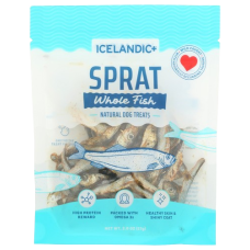 ICELANDIC PLUS: Sprat Whole Fish Dog Treats, 2 oz