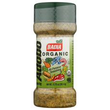 BADIA: Organic Adobo Seasoning, 12.75 oz BADIA: Organic Adobo Seasoning, 12.75 oz