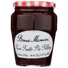 BONNE MAMAN: Four Fruits Pie Filling, 21.1 oz