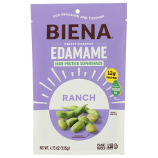 BIENA: Crispy Roasted Ranch Edamame, 4.75 oz