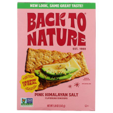 BACK TO NATURE: Pink Himalayan Salt Flatbread Crackers, 5 oz BACK TO NATURE: Pink Himalayan Salt Flatbread Crackers, 5 oz