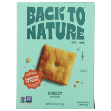 BACK TO NATURE: Cheezy Crackers, 5 oz BACK TO NATURE: Cheezy Crackers, 5 oz