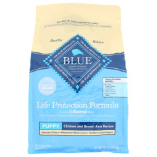 BLUE BUFFALO: Life Protection Formula Chicken and Brown Rice Recipe Puppy Dry Food, 5 lb