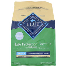 BLUE BUFFALO: Life Protection Formula Lamb and Brown Rice Recipe Adult Dog Food, 5 lb