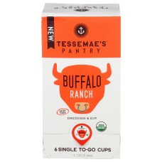 TESSEMAES: Pantry Buffalo Ranch To Go Cups 6Pack, 9 oz