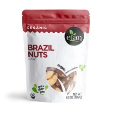 ELAN: Organic Raw Brazil Nuts, 6.5 oz