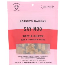BOCCES BAKERY: Beef and Cheddar Recipe Dog Treat, 6 oz