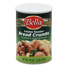 BELLA: Golden Toasted Bread Crumbs Made From Enriched Bread, 16 oz