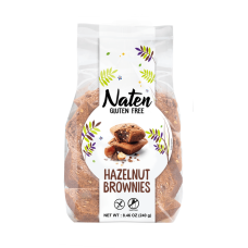NATEN GLUTEN FREE: Hazelnut Brownies, 8.46 oz