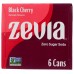 ZEVIA: Black Cherry Soda 6Pk, 72 fo