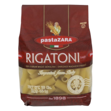 PASTA ZARA: Rigatoni Pasta, 16 oz PASTA ZARA: Rigatoni Pasta, 16 oz