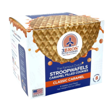 3BROS: Classic Caramel Stroopwafels 8Pc, 10.2 oz