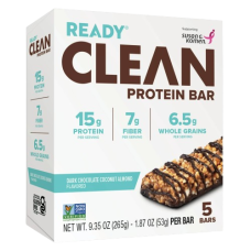 READY: Clean Bar Dark Chocolate Coconut Almond, 5 ea