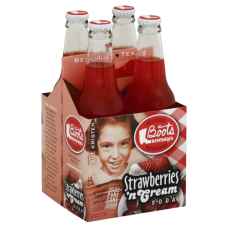 BOOTS BEVERAGES: Strawberries N Cream Soda 4Pk, 48 fo