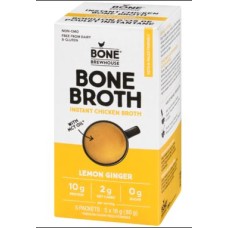 BONE BREWHOUSE: Lemon Ginger Chicken Bone Broth, 2.82 oz