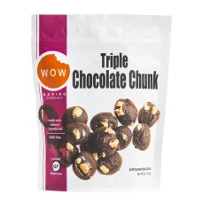 WOW BAKING: Cookie Tripl Choc Chunk, 8 oz