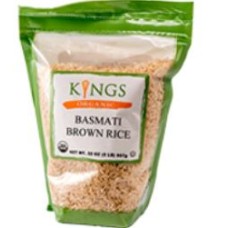 KINGS PRIVATE LABEL: Organic Basmati Brown Rice, 32 oz