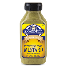 BOOKBINDERS: Mustard Everything Bagel, 10.5 oz