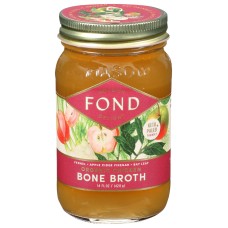 FOND BONE BROTH: Chicken Bone Broth Fennel Apple Cider Vinegar 14 oz
