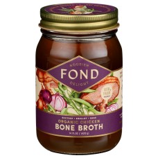 FOND BONE BROTH: Chicken Bone Broth Shiitake Sage, 14 oz