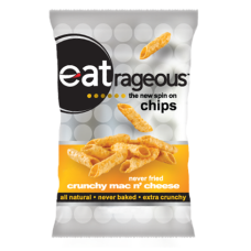 EATRAGEOUS: Crunchy Mac N' Cheese Chips, 3 oz