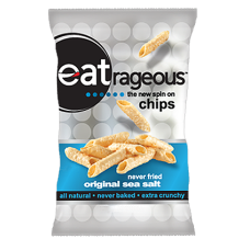 EATRAGEOUS: Sea Salt Chips Original, 3 oz