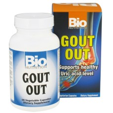 BIO NUTRITION: Gout Out, 60 vegetarian capsules