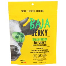 BAJA JERKY: Salsa Fresca Beef Jerky, 2.5 oz