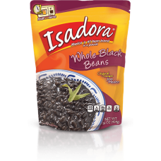 ISADORA: Whole Black Beans, 16 oz