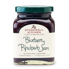 STONEWALL KITCHEN: Blueberry Rhubarb Jam, 11.25 fo