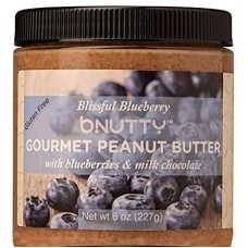 B NUTTY: Peanut Butter Blissful Blueberry, 8 oz