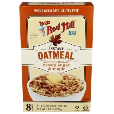BOBS RED MILL: Oatmeal Brown Sugar Maple, 9.88 oz