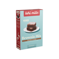 LEHI MILLS: Brownie Double Fudge Mix, 18 oz