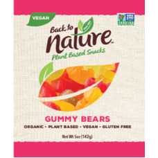 BACK TO NATURE: Gummy Bears Assrt, 5 oz