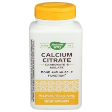 NATURES WAY: Calcium Citrate, 250 cp