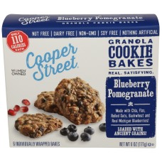COOPER STREET: Blueberry Pomegranate Granola Cookie Bakes, 6 oz