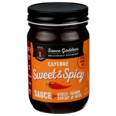SAUCE GODDESS: Sweet and Spicy Cayenne Grilling Sauce, 14.6 oz