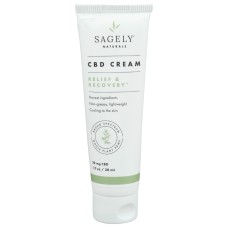 SAGELY NATURALS: Relief and Recovery Cream, 0.96 fo