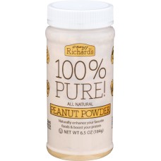CRAZY RICHARD: Pure Peanut Powder, 6.5 oz