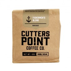 CUTTERS POINT COFFEE CO: Fishermens Blend Whole Bean Coffee, 12 oz