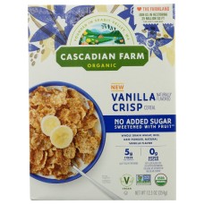 CASCADIAN FARM: Vanilla Crisp Cereal, 12.5 oz