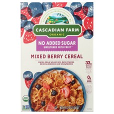 CASCADIAN FARM: Mixed Berry Cereal No Added Sugar, 12.2 oz
